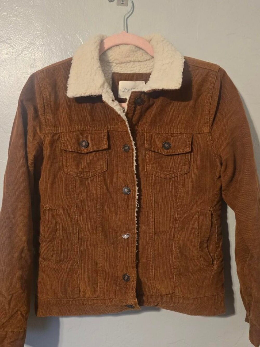 Sky and Sparrow Women's Brown and Orange Jacket